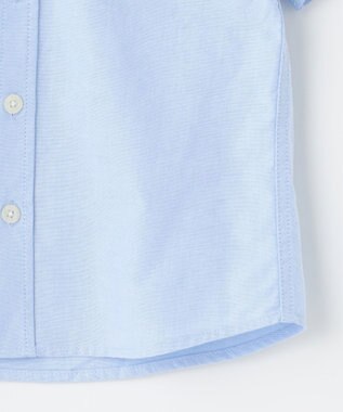J.PRESS KIDS 【110-130cm】ドレスオックス 半袖 シャツ サックスブルー系