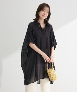 Green Parks Ｉ　ボイルポンチョチュニック Stripe