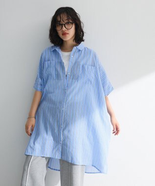 Green Parks Ｉ　ボイルポンチョチュニック Stripe