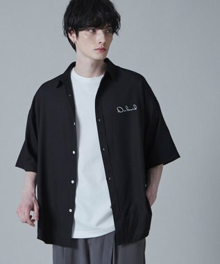 WEGO アムンゼンワンポイントBIGシャツ（S） ブラック