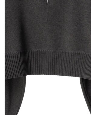 Green Parks ＫＢＦ２ｗａｙクロップドスウェットライクプルオーバー Charcoal Gray