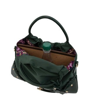 ANNA SUI バタフライツイスト 2wayハンドバッグ グリーン