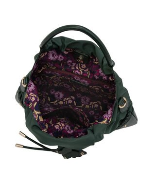 ANNA SUI バタフライツイスト 2wayハンドバッグ グリーン