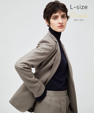 BEIGE， 【L-size】CORBY / テーラードジャケット Taupe