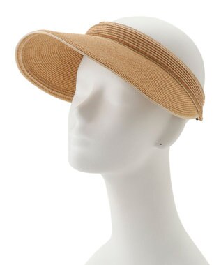 MOONBAT 【サンバイザー】フルラ (FURLA) ヘムカラー ベージュ