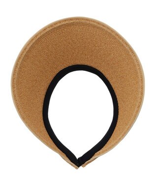 MOONBAT 【サンバイザー】フルラ (FURLA) ヘムカラー ベージュ