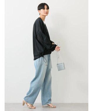 AMERICAN HOLIC イージーケア＋接触冷感　シアーブルゾン Black