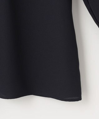 J.PRESS LADIES L ストレッチジョーゼット カットソー ネイビー系