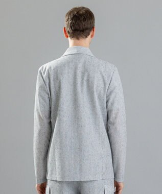 JOSEPH HOMME リネンドビージャージー　カットソージャケット ライトグレー系