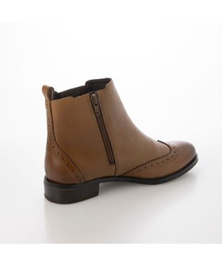 ing <ing>ウイングチップショートブーツ キャメル