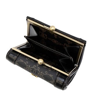 ANNA SUI リーブル 口金二つ折り財布 クロ