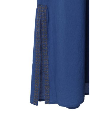 CRAFT STANDARD BOUTIQUE ★インドコットン　ボタニカル刺繍ワンピース Blue