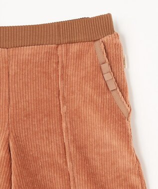 組曲 KIDS 【110-140㎝】コーディロイ ハーフパンツ キャメル系