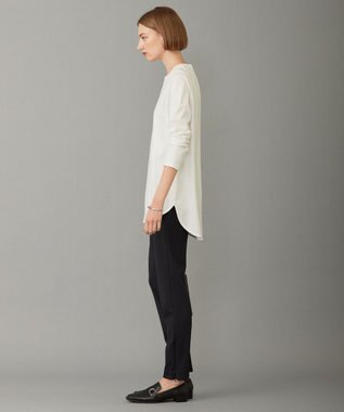 ICB 【洗える】テックストレッチ レギンスパンツ ブラック系