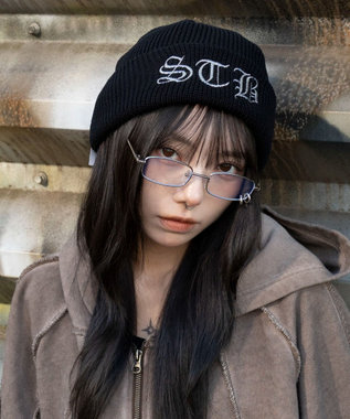 WEGO 【ユニセックス着用ITEM】ロゴショートビーニー