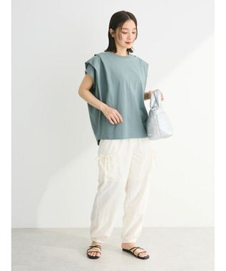 Green Parks ・ＥＬＥＮＣＡＲＥ　ＤＵＥリボンポケットカーゴパンツ Off White