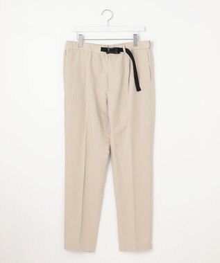 UNFILO MENS ライトリネン テーパードパンツ [23年春夏商品] グレージュ