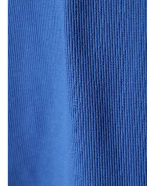 earth music&ecology リブタンクトップ Blue