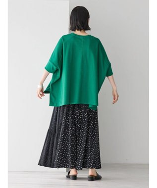 AMERICAN HOLIC 接触冷感ポンチョシルエットポンチプルオーバー Green