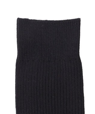 WEGO リブ無地ソックス（R） ブラック