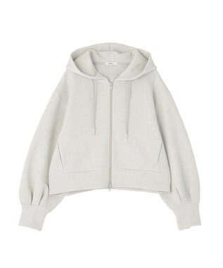 earth music&ecology エアもちフーディブルゾン Gray Mixture