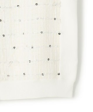 TOCCA 【八木アリサさん着用】FLOWER HIDE AND SEEK ニットジャケット アイボリー系