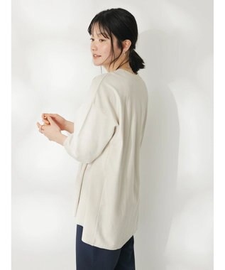 CRAFT STANDARD BOUTIQUE プリント裏毛チュニック Ivory