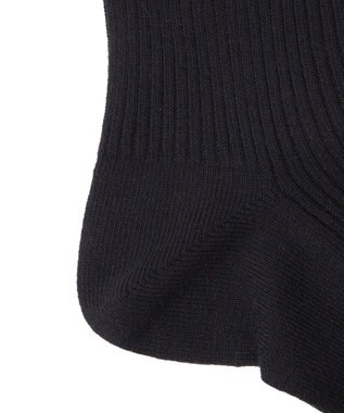 WEGO リブ無地ソックス（R） ブラック