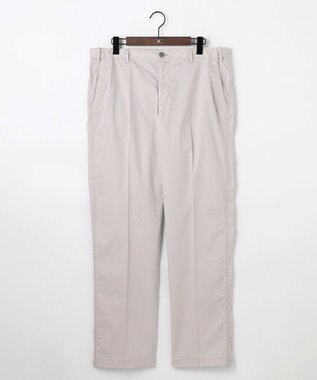 JOSEPH ABBOUD 【キングサイズ・ウエストも伸びる!/JAPANファブリック】ヴィンテージコットン ストレッチ パンツ ライトグレー系