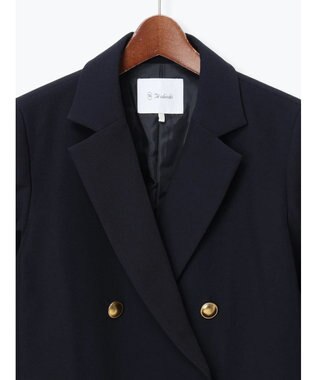 Te chichi 【セレモニーアイテム】テーラードWブレストジャケット（セットアップ可） ネイビー