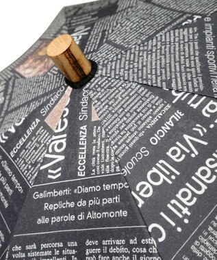 +RING レディース向け プラスリング 晴雨兼用（長ショート） PAPER-BLK T1403  sunshield 黒