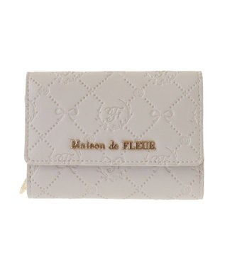 Maison de FLEUR EC限定カラーモノグラムウォレット Lavender