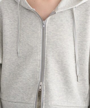 earth music&ecology エアもちフーディブルゾン Gray Mixture