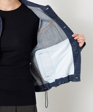 NAVE 【Nave　セットアップ可/洗える】14ozデニム ブルゾン ワンウォッシュ系