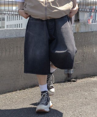 WEGO SUPERBAGGYDENIMSHORTS ブラック