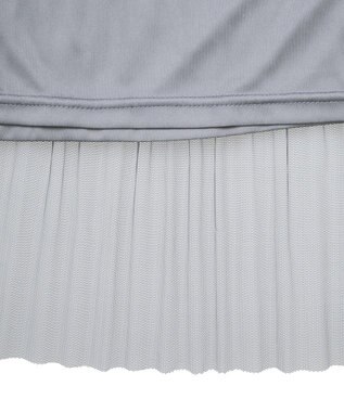 Green Parks チュールプリーツティアードスカート Gray