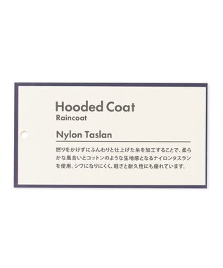 ANY フーデットレインコート グレー