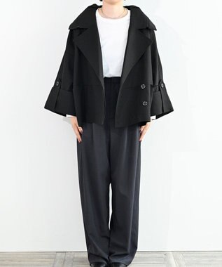 FORFORMO Deformation Wide Trench Coat デフォメーションワイドトレンチコート ブラック