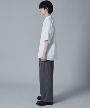 WEGO トロミBIGバンドカラーシャツ（S） ホワイト