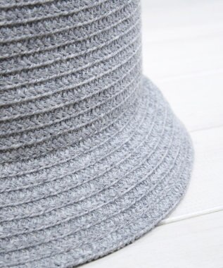 石田製帽 エコリウール　バケットハット グレー