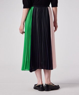 Paul Smith ブロッキング プリーツ スカート ライトピンク