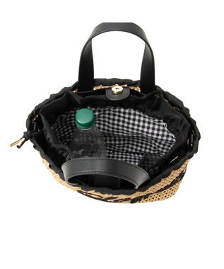 LANVIN en Bleu ロタン かごバッグ ブラック