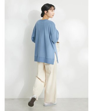 CRAFT STANDARD BOUTIQUE 裏毛リングドットプルオーバー Sax