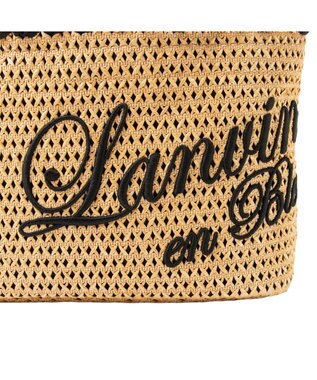 LANVIN en Bleu ロタン かごバッグ ブラック