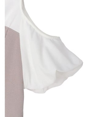 earth music&ecology オープンショルダードッキングプルオーバー Ivory