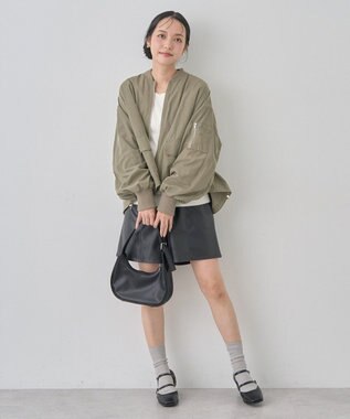 earth music&ecology アウトポケットＭＡ－１ Khaki