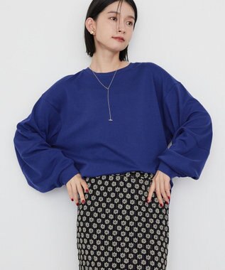 AMERICAN HOLIC 袖ボリュームカットプルオーバー Blue