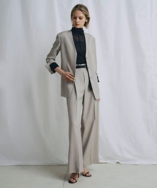 ICB L 【WEB＆一部店舗限定】SheerSerika ハイネックプルオーバー ブラック系