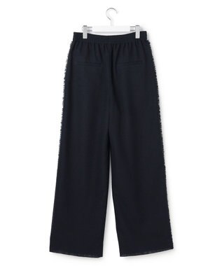 ICB L 【先行予約】サマーレノクロス ワイドパンツ ネイビー×ブラック
