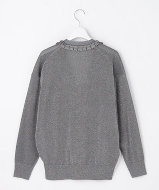 自由区 【カトリエムブーケ】Cardigan etincelant  シャイニーカーディガン グレー